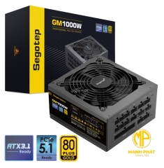 Bộ nguồn Segotep GM1000W 1000W 80PLUS GOLD PCIE 5.1 ATX 3.1 