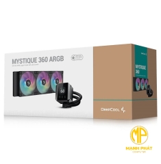 Tản Nhiệt Nước CPU Deepcool MYSTIQUE 360 Black Màn hình LCD, 3 fan 12cm