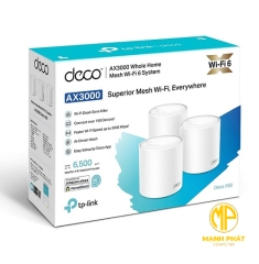 tplink Deco X50 New Hệ thống Wi-Fi 6 Mesh Cho Gia Đình AX3000 Deco X50(3-pack)