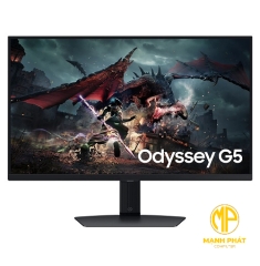 Màn hình Samsung Odyssey G5 LS32DG502EEXXV 32inch 2K IPS 180Hz (HDMI, DisplayPort, chân cong thái học)