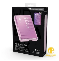 Ổ cứng gắn ngoài WD Black P10 (WDBZ7D0060BPK-WESN) Game Drive 6TB USB 3.2 màu hồng