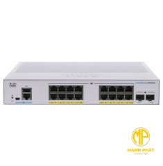 Cisco CBS350 Managed 16-port GE, PoE, 2x1G SFP - CBS350-16P-2G-EU