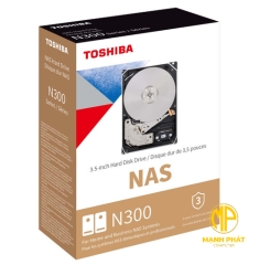 Ổ cứng HDD NAS Toshiba (HDWG740AZSTC) 4TB N300 (Box) Gold 3.5 inch 7200RPM SATA 512MB Cache 