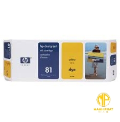 Mực in HP 81 680-ml Yellow Dye Ink Cartridge (C4933A)