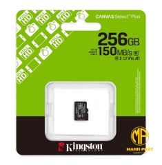 Thẻ nhớ kingston microSD Canvas Select Plus (SDCS3/256GBSP) 256GB micSDXC Canvas Select Plus Gen3 150R A1 Single Pack w/o ADP