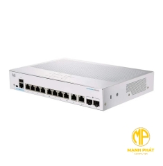 Cisco CBS350 Managed 8-port GE, PoE, Ext PS, 2x1G Combo - CBS350-8P-E-2G-EU