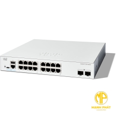 Switch Cisco Catalyst C1200-16T-2G 16-Ports GE 2SFP Uplink