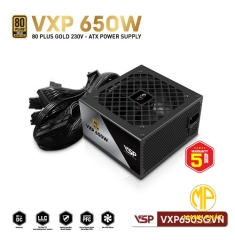 Bộ nguồn VSP VXP650SGVN 650W (CLEAResult 80 PLUS - Gold 230V EU Straight Line)