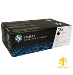 HP 36A Black Laserjet Toner Cartridge (Pack of 2) CB436AD 