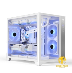 Vỏ Case Bể Cá MIK LV12 M - WHITE (MATX, Màu Trắng) 