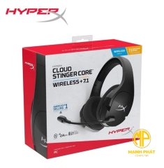 Tai nghe không dây HyperX Stinger Core 7.1 Wireless (4P4F0AA)| HHSS1C-BA-BK/G