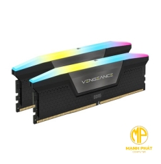 Bộ nhớ trong Corsair DDR5, 5600MHz 32GB 2x16GB DIMM, VENGEANCE RGB DDR5 Black Heatspreader, RGB LED, 1.25V| CMH32GX5M2B5600C36K