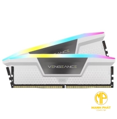 Ram Corsair (CMH32GX5M2E6000Z36W) DDR5 6000MHz 32GB (2x16GB) DIMM VENGEANCE RGB White Heatspreader RGB LED