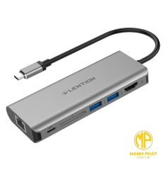 Bộ chuyển đổi USB-C 6 trong 1 Lention C68