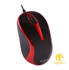 Chuột vi tính N-350 Wired A4tech (Đen đỏ)
