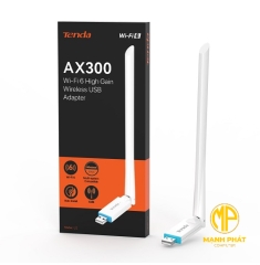 USB Wifi 6 AX300 độ lợi ăng-ten cao Tenda U2 v5.0