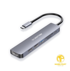 Bộ chuyển đổi USB-C 7 trong 1 Lention CE18HCR