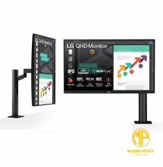 Màn hình máy tính LG QHD 27 IPS sRGB over 99% HDR USB Type-C™ Ergo stand 27QN880-B