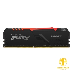 Bộ nhớ trong KF432C16BBA/32| Kingston DDR4 32GB 3200 Mhz CL16 DIMM FURY Beast RGB