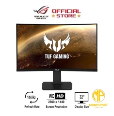 Màn Hình Gaming ASUS TUF VG32VQ-J | 31.5 inch - 2560x1440 - 144Hz - 1ms - MPRT ELMB-Sync, - HDR10
