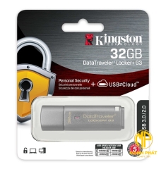 USB 32GB Bảo Mật Kingston DataTraveler Locker+ Gen 3 - DTLPG3/32GB