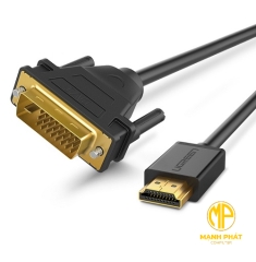 Cáp dữ liệu HDMI sang DVI truyền hình ảnh dài 2M Ugreen (10135)