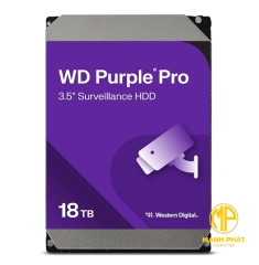 Ổ cứng WD HDD Purple Pro (WD181PURP) 18TB 3.5 SATA 3/ 512MB Cache/ 7200RPM (Màu tím)