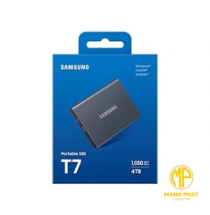 Ổ cứng di động SSD gắn ngoài Samsung (MU-PC4T0T/WW) T7 Portable 4TB 2.5 inch Black 
