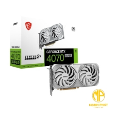 VGA MSI RTX4070 Super 12GB Ventus 2X White OC