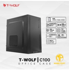 VỎ CASE MÁY TÍNH T-WOLF C100 OFFICE