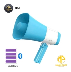 Loa phóng thanh Tahada 06L có bluetooth công suất 80W tiện lợi (2 pin)