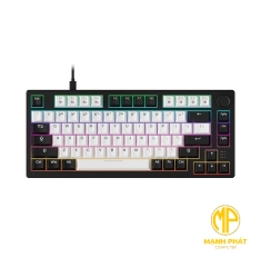 Bàn phím cơ Gaming DAREU EK75 GREY BLACK (2 sides RGB strip Multi-Led PBT Double Shot OEM profile DareU DREAM sw)