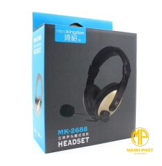 Tai nghe chụp tai cho máy tính Microkingdom ST-2688 - Có Mic