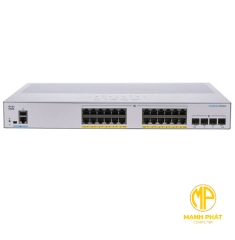 Cisco CBS350 Managed 24-port GE, PoE, 4x1G SFP - CBS350-24P-4G-EU