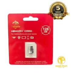 Thẻ nhớ micro SDXC TAHADA tốc độ 100Mb/s dung lượng 128GB (kèm vĩ đựng)