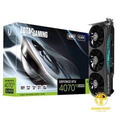 VGA ZOTAC GAMING GeForce RTX 4070Ti SUPER Trinity Black Edition 16GB GDDR6X (ZT-D40730D-10P)