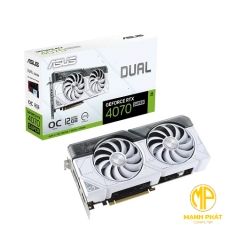 VGA ASUS Dual GeForce RTX 4070 SUPER White OC Edition 12GB GDDR6X | DUAL-RTX4070S-O12G-WHITE