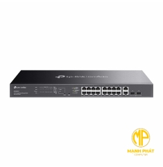 Bộ chuyển mạch Omada 20 cổng Gigabit với 16 cổng PoE+ TP-Link ES220GMP 