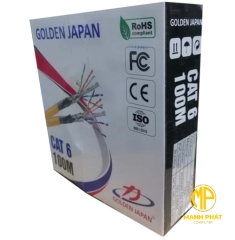CÁP MẠNG GOLDEN JAPAN 4 PAIR FTP CAT6 ( Màu xanh dương ) - 100m