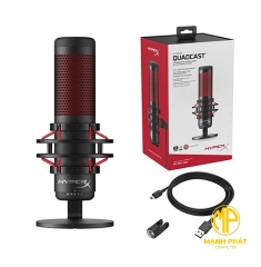 Microphone Kingston HyperX Quadcast Gaming Black Red| HX-MICQC-BK