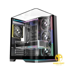 Vỏ Case MIK G8 NOVA X Black ATX Kính cường lực Đen (ATX / M-ATX / ITX)