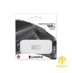 USB Kingston (DTMC3G2/128GB) 128GB DataTraveler Micro 200MB/s Metal USB 3.2 Gen 1