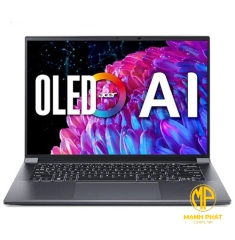 Acer Swift X 14 OLED SFX14-72G-79UW NX.KTUSV.001 (Ultra 7 155H | Ram 32GB | SSD 1TB | RTX 4070 | 14.5 inch 2.8K OLED 120Hz | Win 11 | Xám)