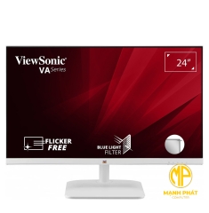 Màn hình Viewsonic VA2430-H-W-6 24″ FHD VA 60Hz (VGA, HDMI) Trắng