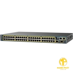 Thiết bị chuyển mạch Cisco Catalyst 2960- X 48 GigE, 4x 1G SFP, LAN Base_WS-C2960X-48TS-L