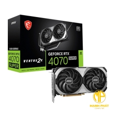 VGA MSI GeForce RTX 4070 SUPER 12G VENTUS 2X OC