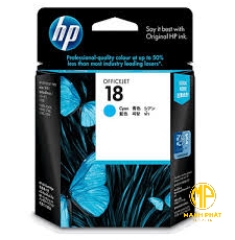 Mực in Phun màu HP 18 (C4937A) Cyan – Màu xanh 