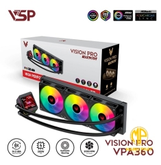 Tản Nhiệt Nước AIO VSP Vision Pro VPA-360 Đen (VPA360 3 Fan)