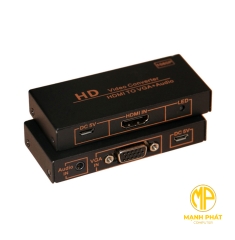 Hộp chuyển Vga - HDMI  + Audio KM KY H 131B (Z12) ( Vga in )