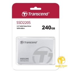 ổ cứng gắn trong 240GB SSD220S 2.5 SATA3 Transcend (Seq R/W: 500/330MB/s) TS240GSSD220S